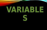 RESEARCH: variables, assumptions, and hypothese