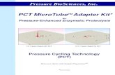 PCT MicroTube Adapter Kit for Pressure-Enhanced Enzymatic Proteolysis
