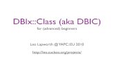 DBIx::Class introduction - 2010