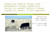 Forage Capability Model of Federal Range Lands