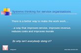 Systems Thinking for Service Organisations