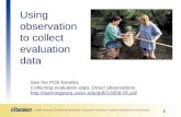 Introduction to Participant Observation as a Data Collection Method in Program Evaluation