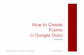 How to Create Forms in Google Docs
