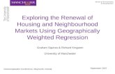 Exploring housing patterns and dynamics in low demand neighbourhoods using Geographically Weighted Regression