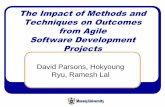 The Impact of Methods and Techniques on Outcomes from Agile Software Development Projects