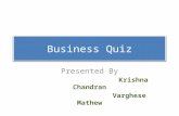 Business quiz 2014
