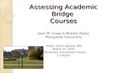 TESOL Presentation 2010: Assessing Academic Bridge Courses PowerPoint Slides