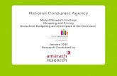 NCA Irish Consumers And The Recession January 2010