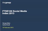 FTSE100 Social Media Index 2013