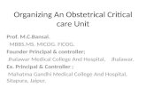 Organizing an obstetrical critical care unit