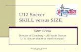 Sam Snow, Director of Coaching US Youth Soccer