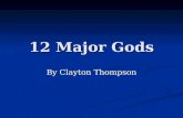 12 major gods (greek presentation)