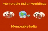 Memorable Indian Weddings "Memorable India"