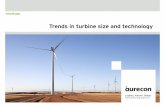 Trends in turbine size and technology