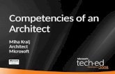Competencies of an architect