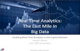 TIBCO StreamBase: Real-Time Analytics: The Last Mile in Big Data
