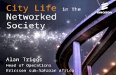 Ericsson Presentation: City life in the Networked Society - Economist Event Lagos May 2012