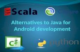Alternatives to Java for Android development
