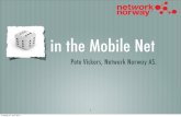 IPv6 i det mobile nettet: Pete Vickers, Network Engineer, Network Norway