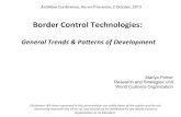 Mariya Polner (WCO, Brussels) : "Border Control Technologies: general trends & patterns of development"