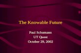 Knowable Future