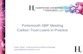 Sbp carbon trust loans