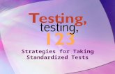 Test strategies