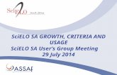SciELO South Africa: Growth, Criteria and Usage - Louise van Heerden