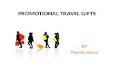 Promotional travel gifts