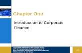 Fundamentals of Corporate Finance/3e,CH01