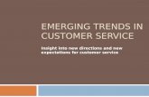 Emerging trends in customer service