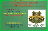 Ppt on hazardous waste management