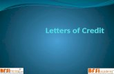 Trade Finance :  Letter of credit