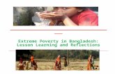 Extreme poverty in Bangladesh: lessons, learnings and reflections