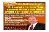 Fast Business Credit Bonus Report 15 Bonus Secrets 4 2 09