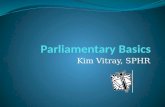 Parliamentary Basics