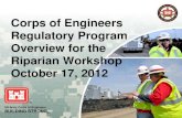 Section 404 Clean Water Act Overview Riparian Workshop