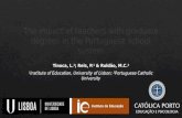 Tinoca Reis Roldão 2014 the impact of teachers with graduate degrees in the portuguese school system