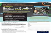 Complete Business Studies for Cambridge IGCSE
