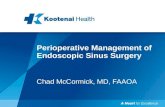 Perioperative Management of Endoscopic Sinus Surgery