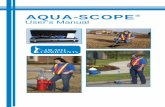 User Manual Aqua-scope