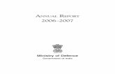 Ministry of Defence, Govt of India - Annual Report 2007