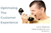 Optimizing the Customer Experience