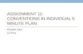 Assignment 11 - Conventions