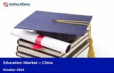 Market Research Report : Education market in china 2014 - Sample
