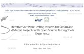 ICTSS 2010 - Iterative Software Testing Process for Scrum and Waterfall Projects