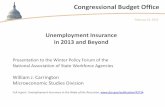 Unemployment Insurance in 2013 and Beyond