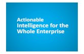 II-SDV 2012 Actionable Intelligence for the Whole Enterprise