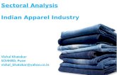 Sectoral analysis apparel industry