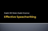 Effective Speechwriting